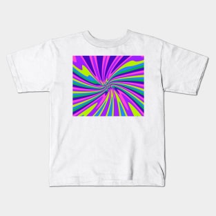 Liquid  Retro Abstract Kids T-Shirt